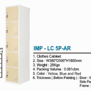 Locker Cabinet Importa IMP-LC 5P-AR