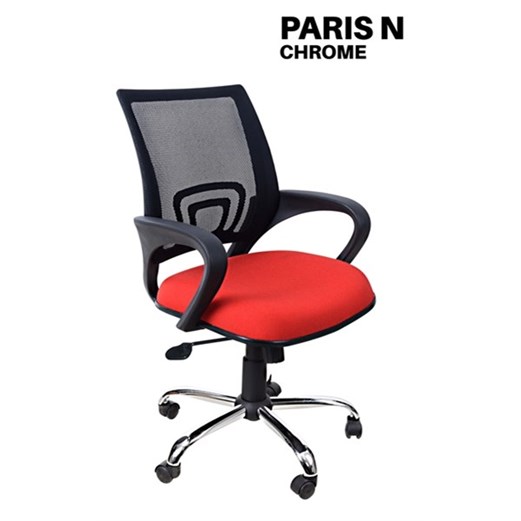 Kursi Kantor Staff Uno Paris N Chrome (Oscar/Fabric)