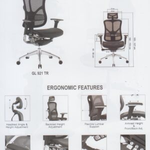 Kursi Kantor Direktur Ergotec GL 921 TR