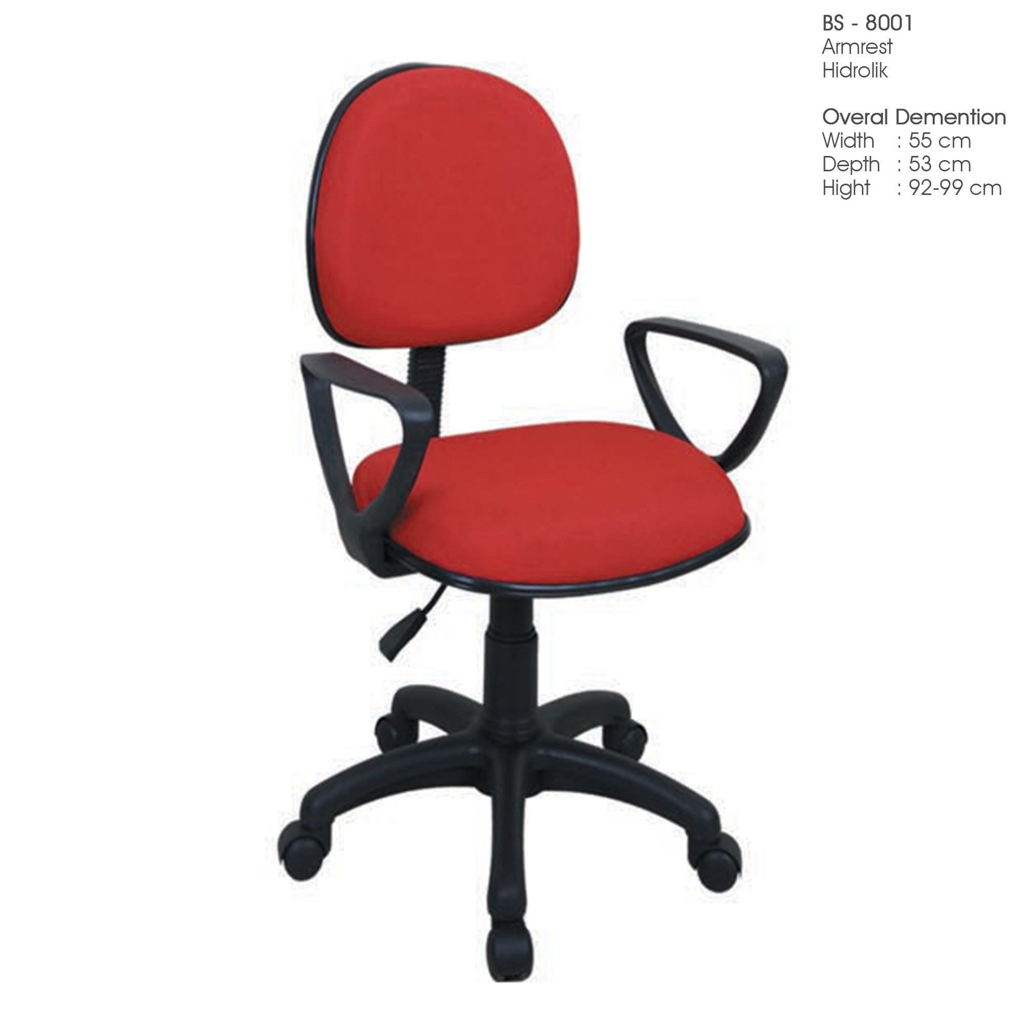 Kursi Kantor Babyku BS 8001