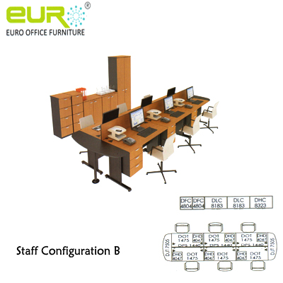 Meja Euro - Staff Configuration B