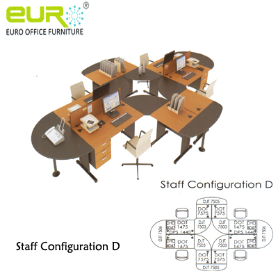 Meja Euro - Staff Configuration D