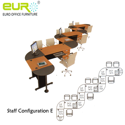 Meja Euro - Staff Configuration E