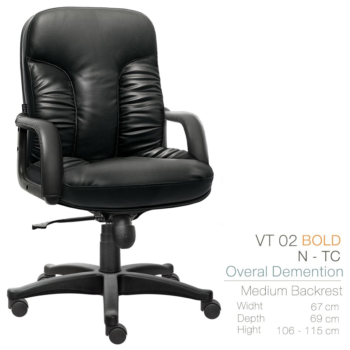 Kursi Kantor Inviti VT 01 BOLD N - TC