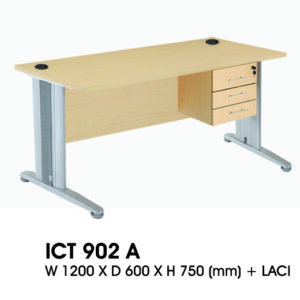 meja-kantor-ichiko-ict-902-a+laci