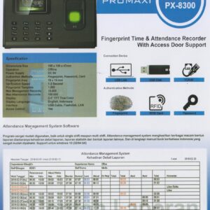 Mesin Absensi Promaxi PX-8300