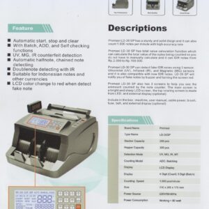 Mesin Penghitung Uang Promaxi LD-30 SP